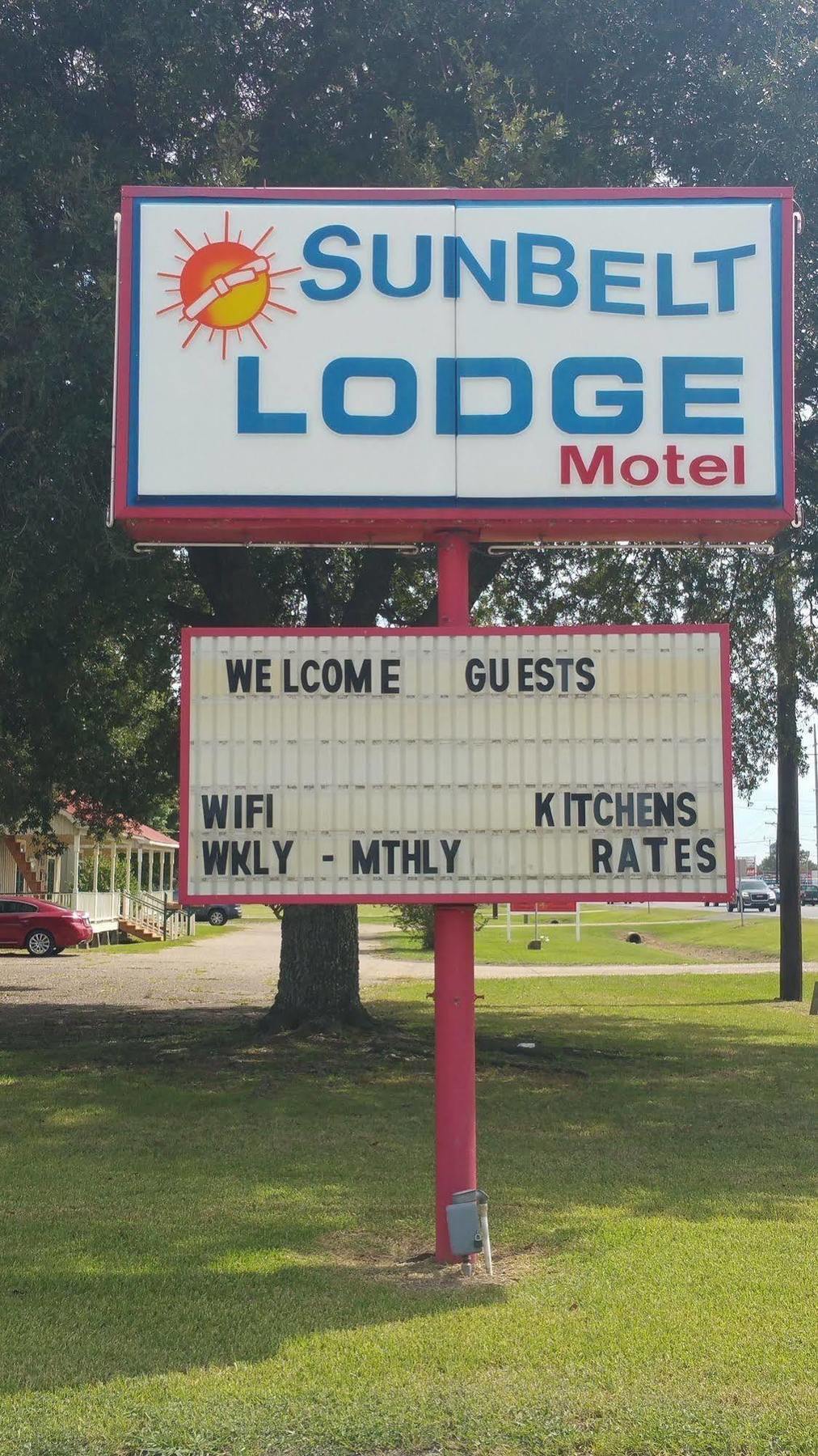 Sunbelt Lodge Motel Abbeville Eksteriør billede